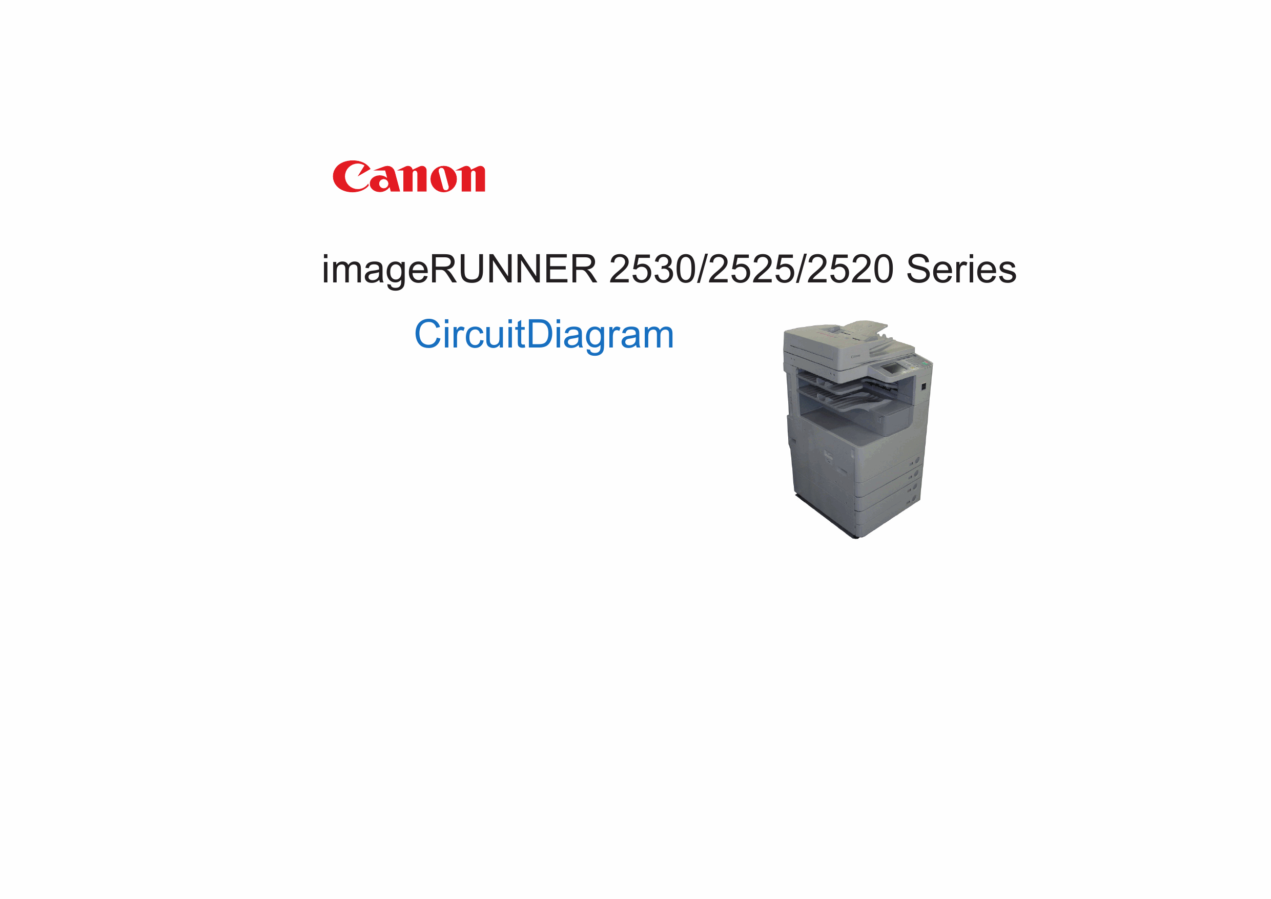 Canon imageRUNNER-iR 2520 2525 2530 Circuit Diagram-1
